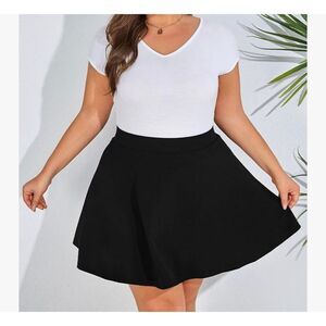 NWT Hannah Nicole women’s plus size black elastic waist skirt size 20